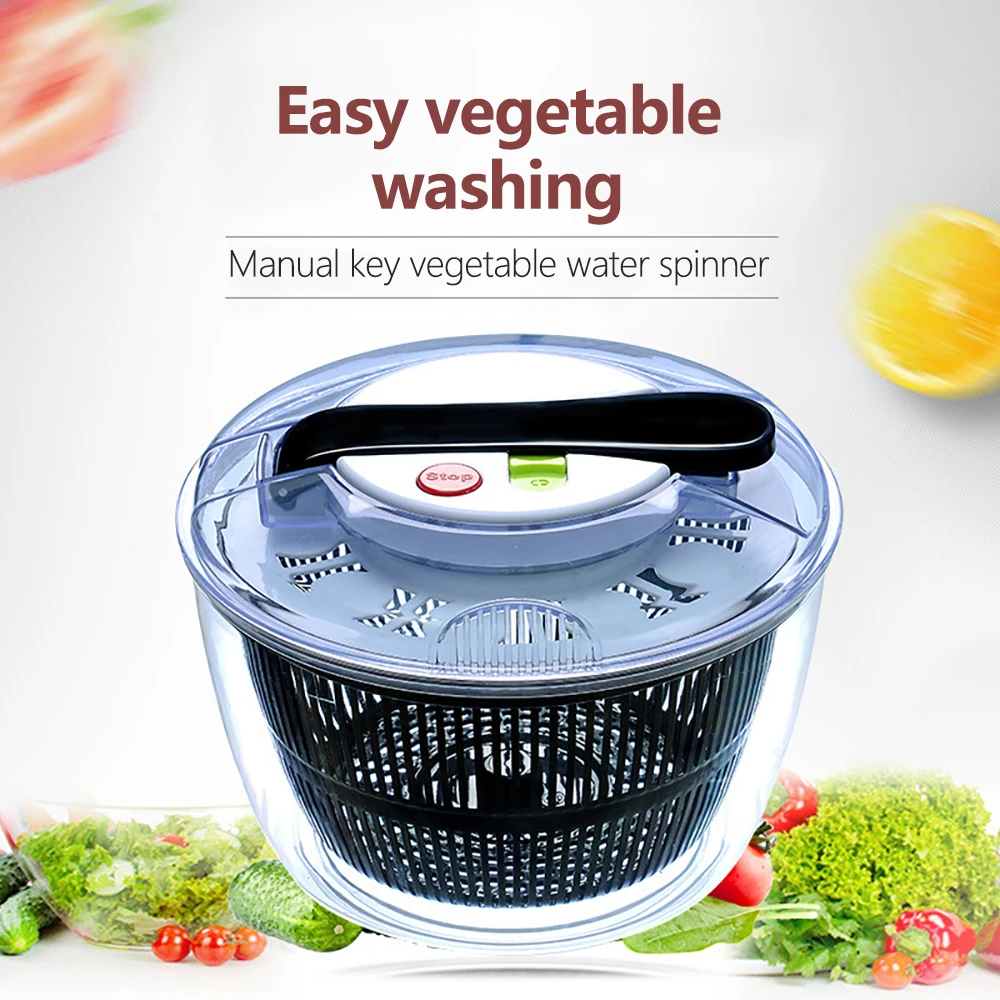 Vegetable Salad Spinner Washer Vegetable Spinner Basket Dryer Kitchen Drainer Fresh Filter Salad Spinner Dryer Kitchen Tools