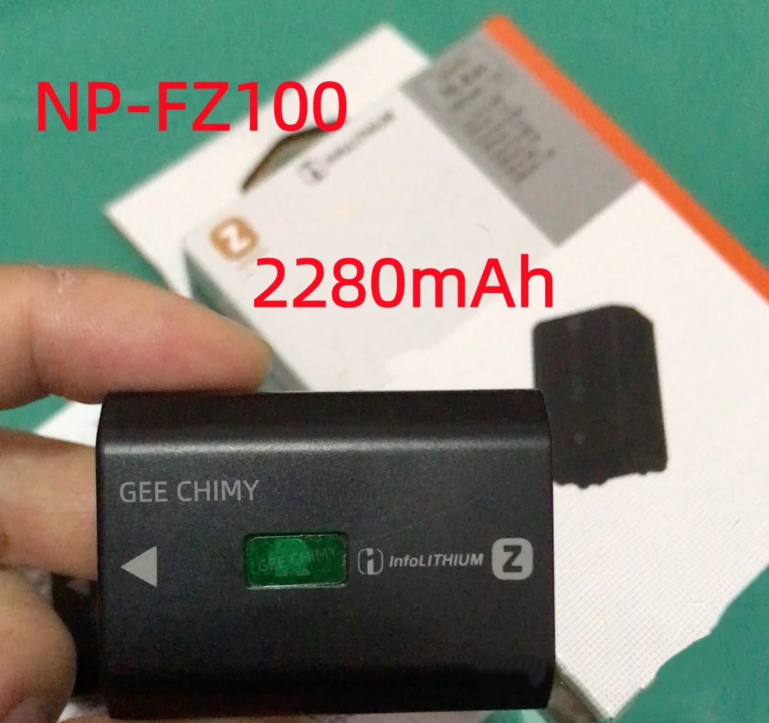 

Высокопроизводительный аккумулятор или зарядное устройство для камеры NP-FZ100 NP FZ100 емкостью 2280 мАч для Sony A9 II A7R IV A7R III/A7 III/ILCE-9 IL BC-QZ1