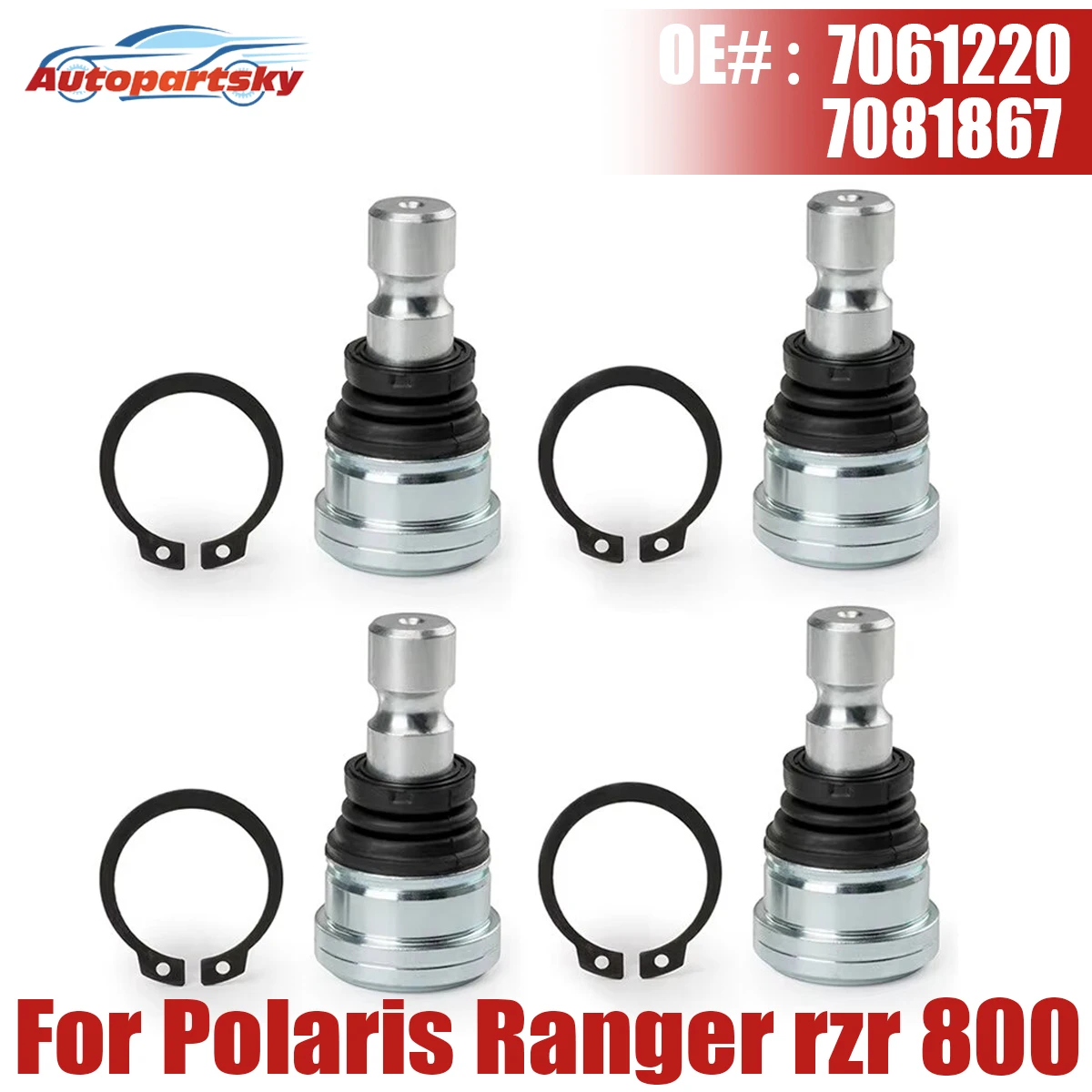 OEM # 7061220 7081867 Ball Joint For Polaris Ranger / RZR / Scrambler / Sportsman XP 500 550 570 800 900 7081580 7081505 7081462