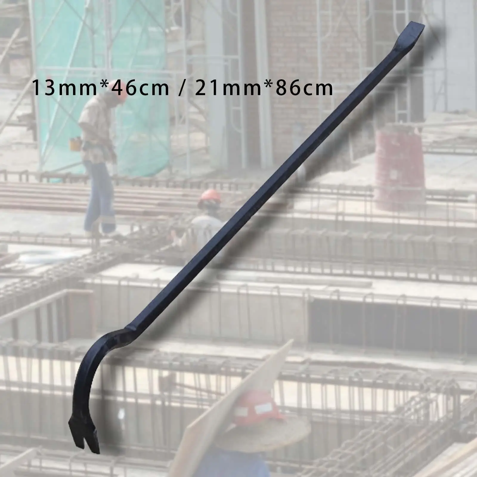 Pry Bar Hand Tools Crowbar Forged Steel Wrecking Bar for Wooden Crates Floor