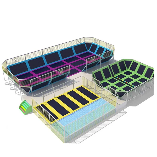 2026 Amusement Parks Fun Indoor Trampoline Play Indoor Neutral Color Park Children Design According to Customer Site Dimensions