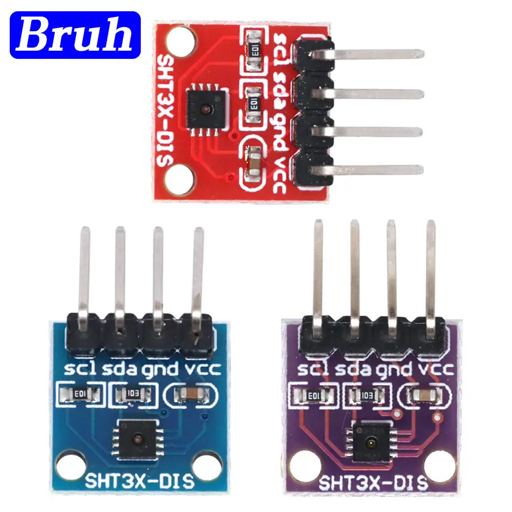 SHT30 SHT31 SHT35 temperature and humidity sensor module I2C communication numeric wide voltage