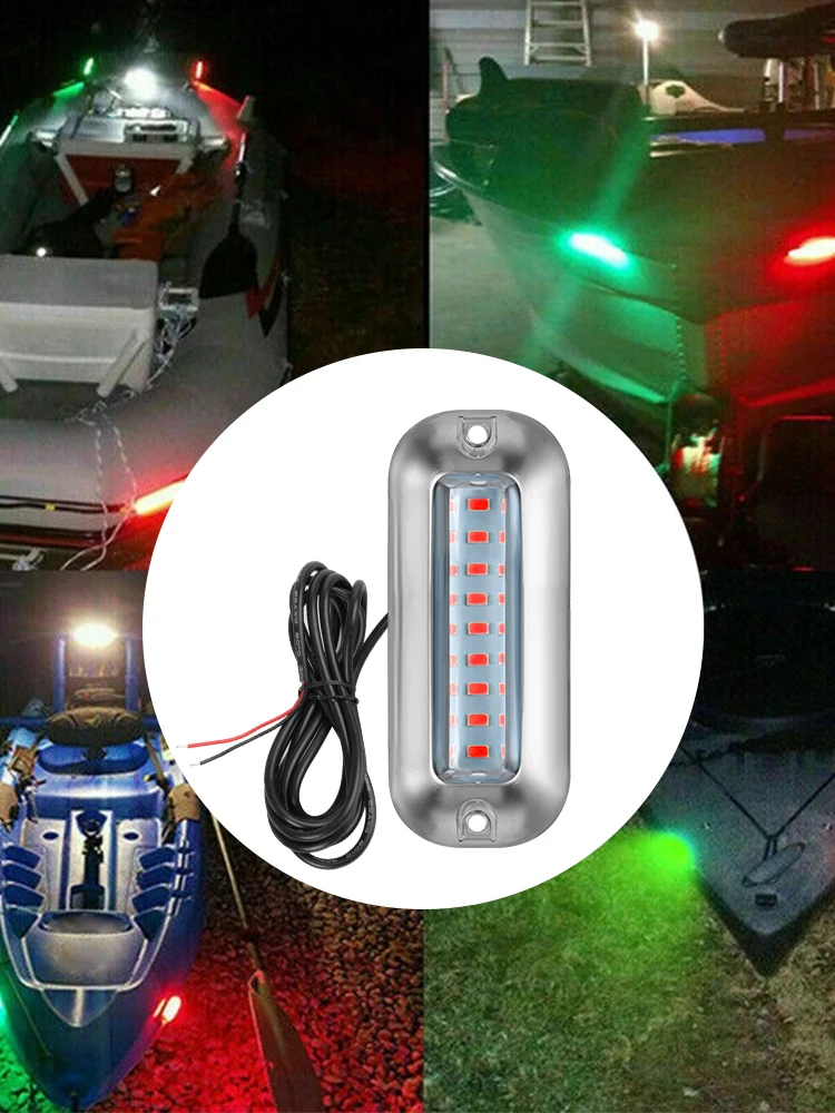 24V 12V Car DRL Lights LED Position Lamps Truck Trailer Lights Waterproof Pontoon Transom Indicator For Boat Yacht Marine Ship