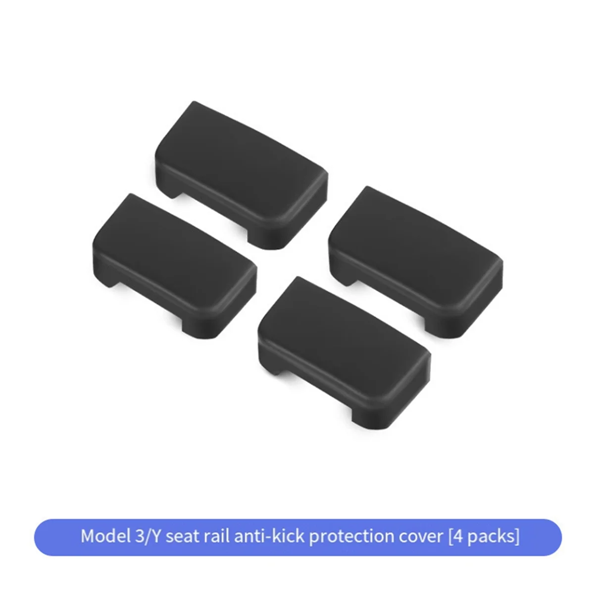 Car Anti-Collision Protection Cover Seat Slide Protection Cover for Model Y 3 Interior Modification