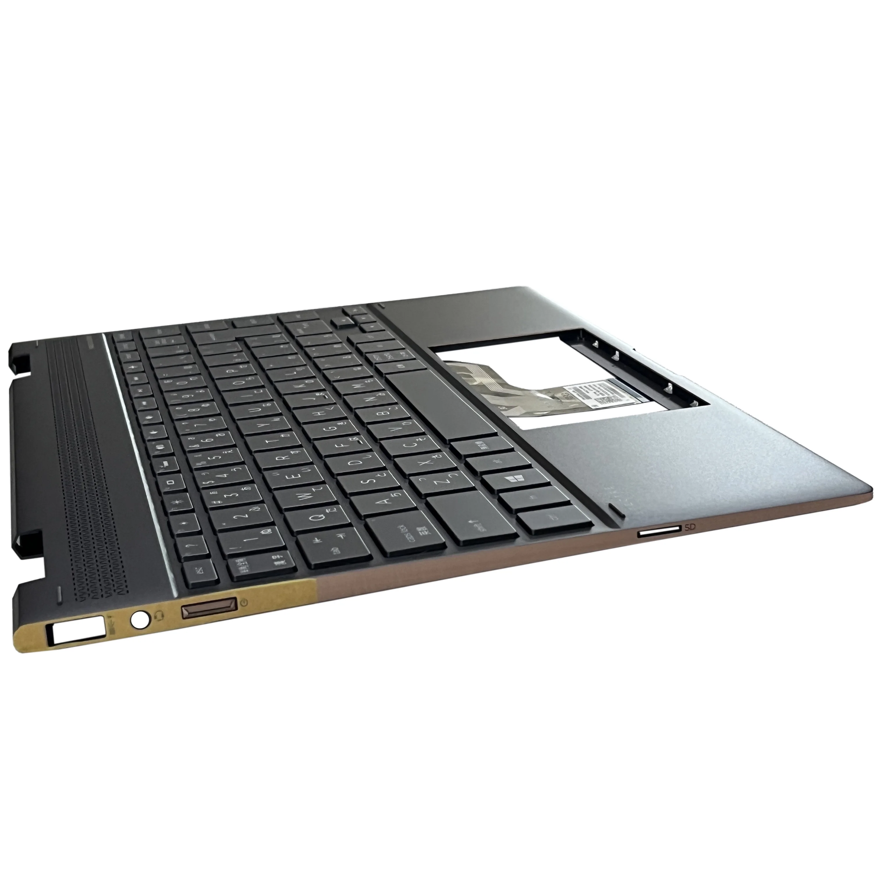 

Original Japanese Keyboard for Spectre X360 13-AE TPN-Q199 Laptop Backlit Palmrest Upper Cover Topcase Replacement 942040-291