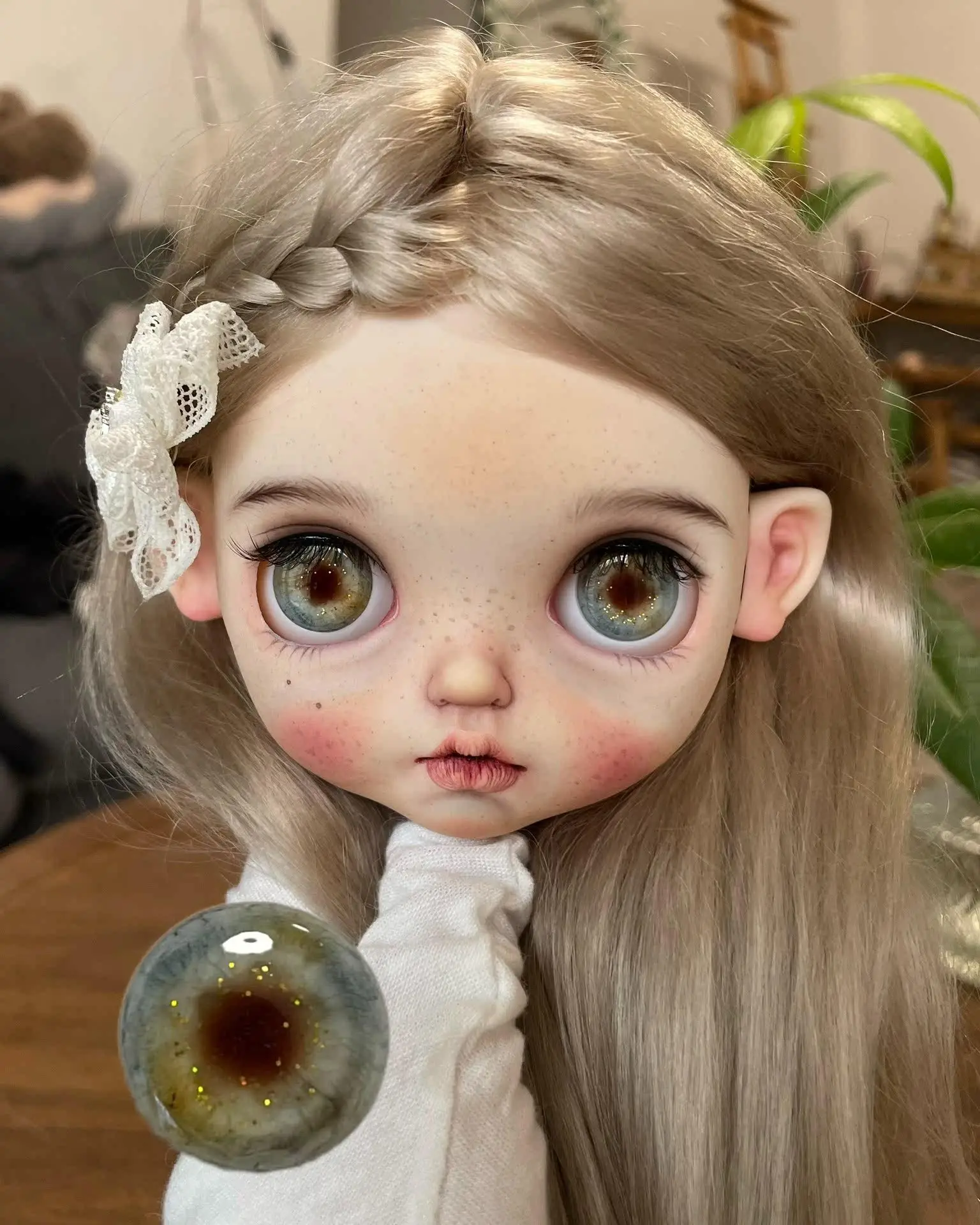 YESTARY BJD عيون قطع دمى الملحقات ، اليدوية Blythe ، المغناطيس بالتنقيط الغراء عيون رقاقة ، لتقوم بها بنفسك هدية لفتاة ، تصميم الأزياء