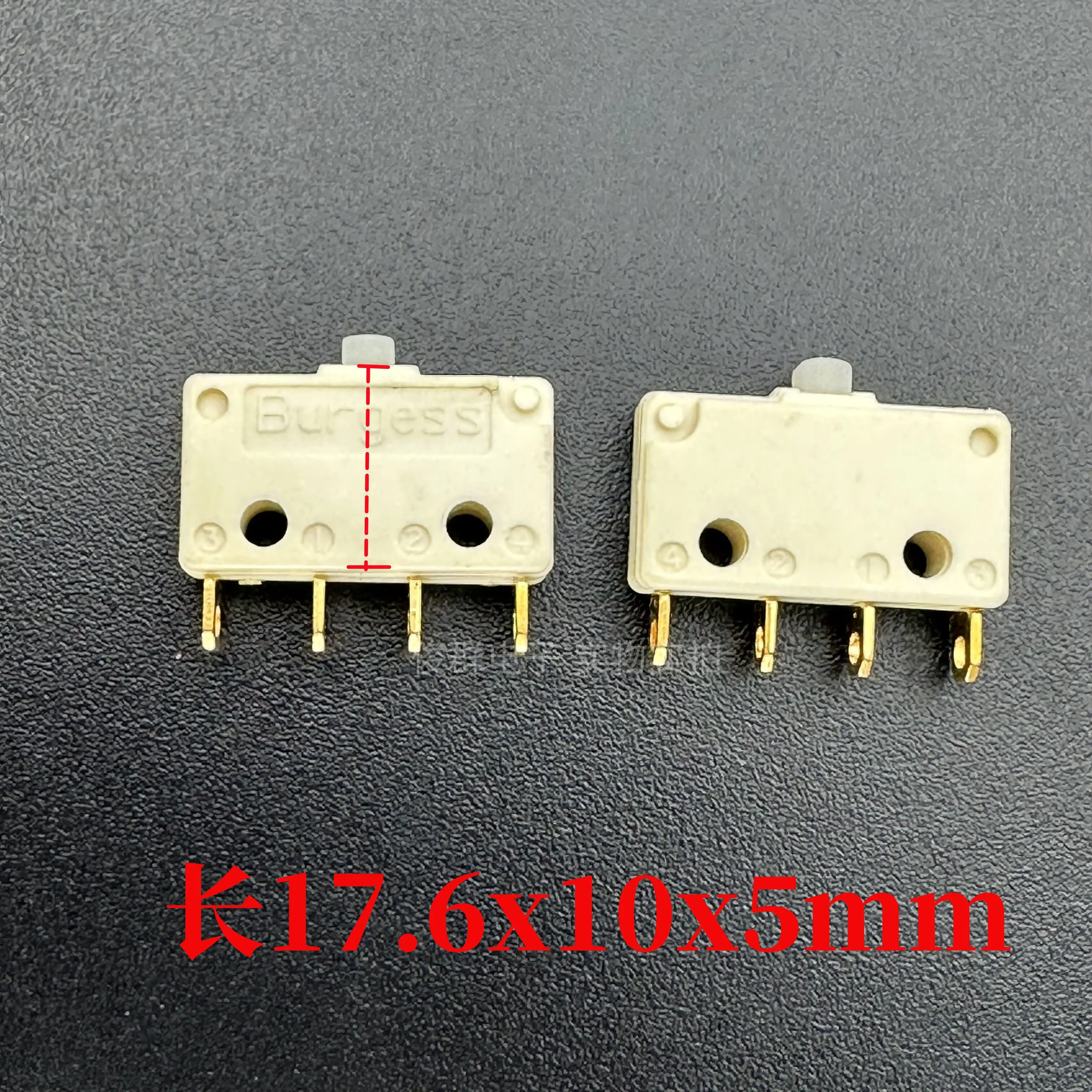 5pcs/ FK4T micro switch 4-foot travel limit detection reset light touch button