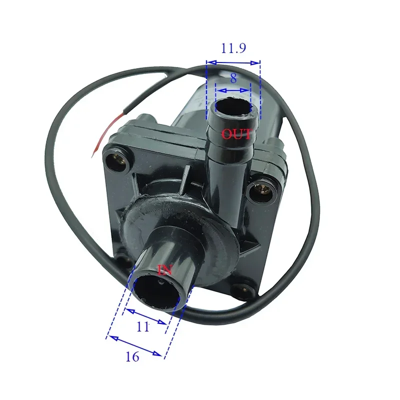 8W 10l/M Dc 12V Micro Mini Waterpomp Dc 9V-12V Grote Stroom Zelfaanzuigende Waterpomp Dompelpomp