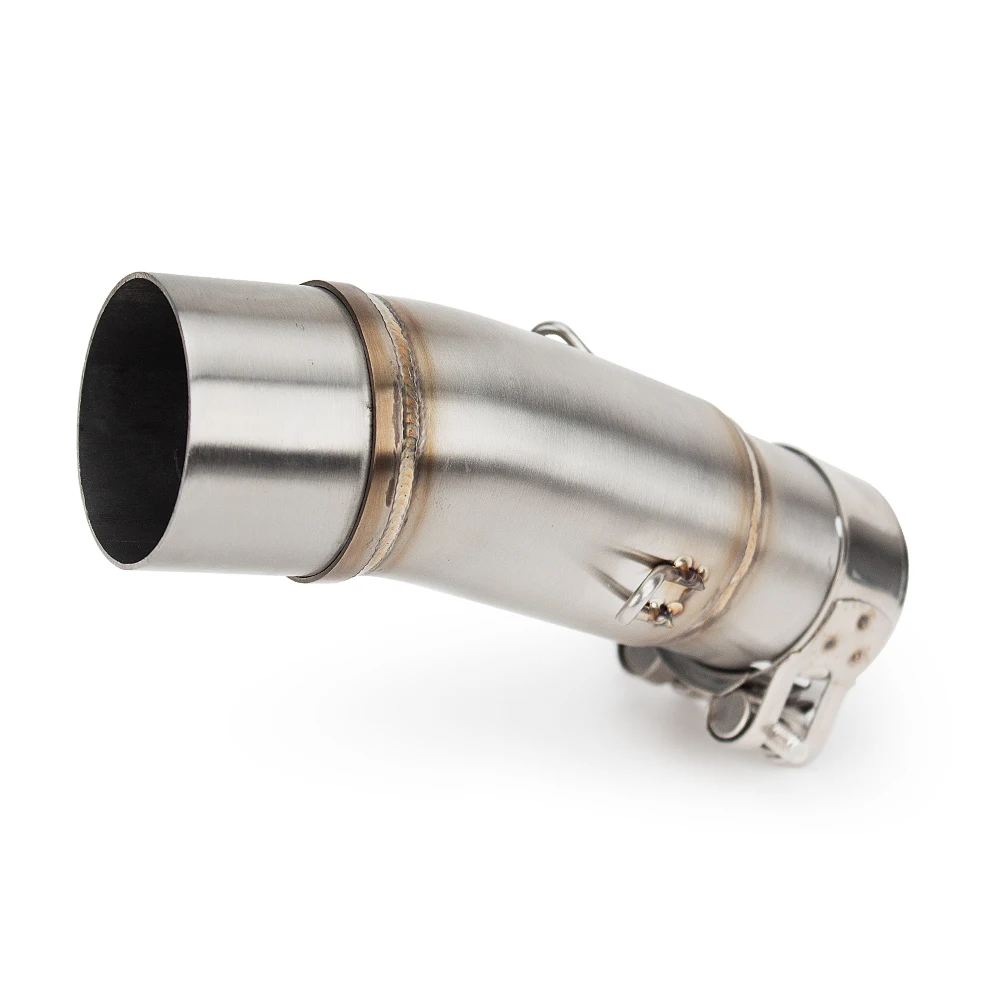 Motorcycle Exhaust Modify Middle Pipe Escape Adapter Tube for Kawasaki Ninja250 Ninja400 Ninja500 Z250 Z400 Z500 2017-25 51mm