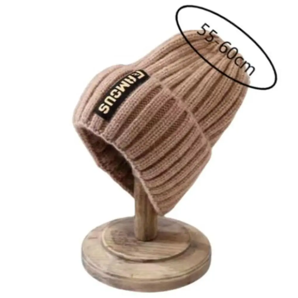 قبعة متماسكة طويلة جديدة بلون سادة للحماية من الشمس قبعة شتوية بتصميم كروشيه قبعة دافئة ناعمة لموسم الشتاء