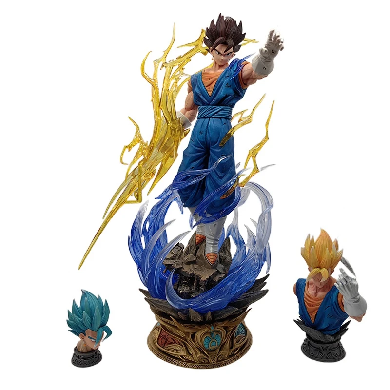 Yunqi Create Studio Dragon Ball Figurine Gogeta Anime Model Dragonball Vegito Action Figure Statue Collection Toy Vegetto Figma