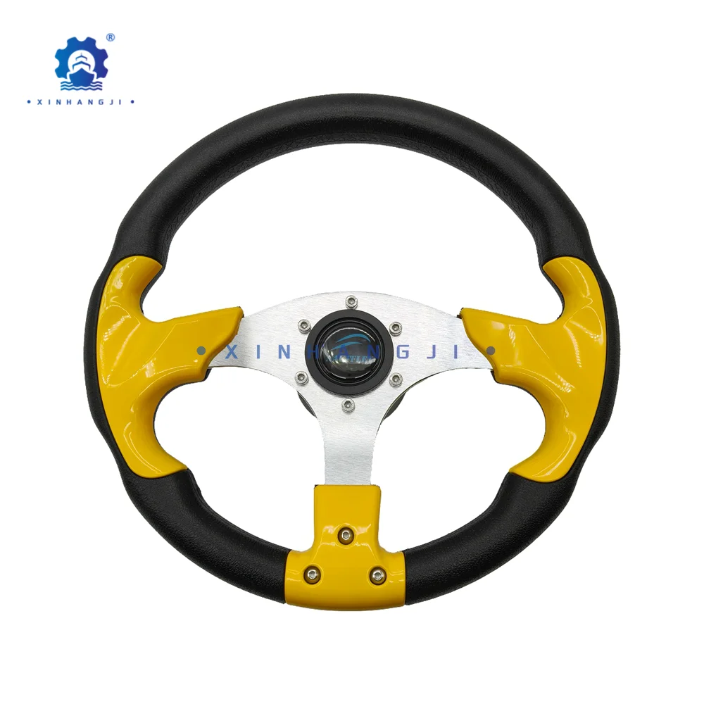

Boat Steering Wheel Sailboat Steamship Helm Non-Slip 3/4-inch Shaft Pontoon Replacement Part Upgrade