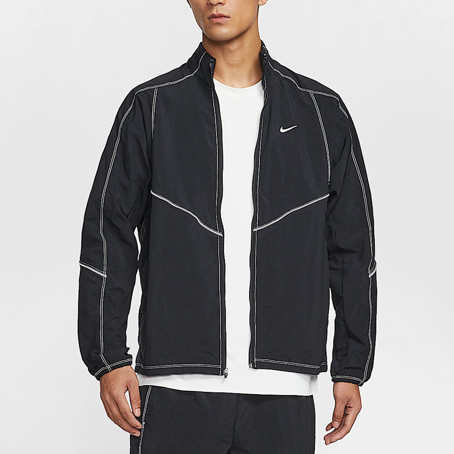 

Оригинальная мужская спортивная куртка Nike Retro Dri FIT с воротником-стойкой, модель IF2029-010