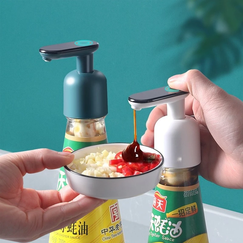 Food‑Grade Sauce Bottle Press Pump Head for Seasoning Jar