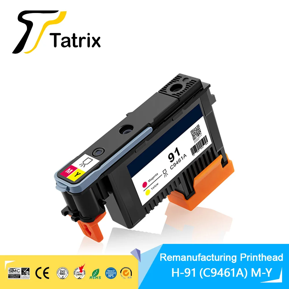 Tatrix For HP 91 Printhead HP91 C9460A C9461A C9462A C9463A Print Head For HP Designjet Z6100 Z6100ps Printer Head