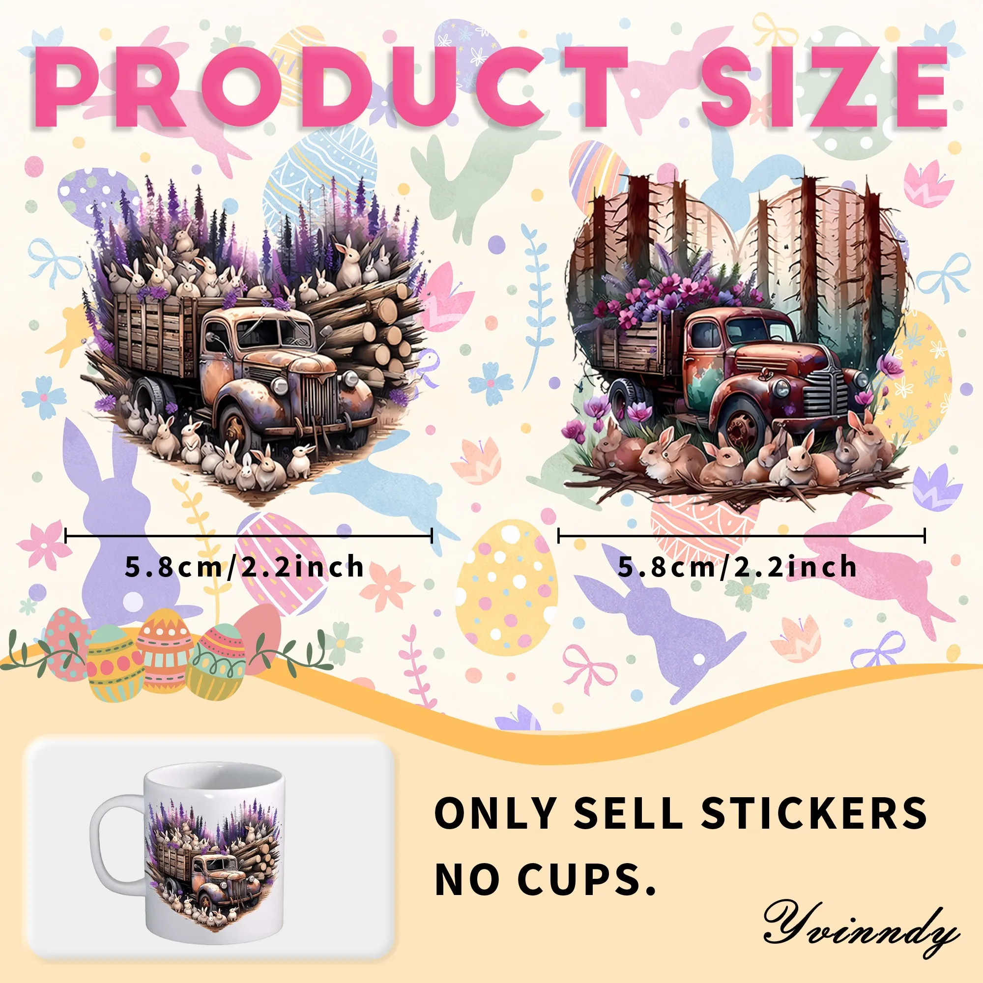 12 Pieces Of Heart Rusty Trucks Love UV DTF Sticker - Waterproof UV DTF Transfer Paper For Arts And Crafts, DIY