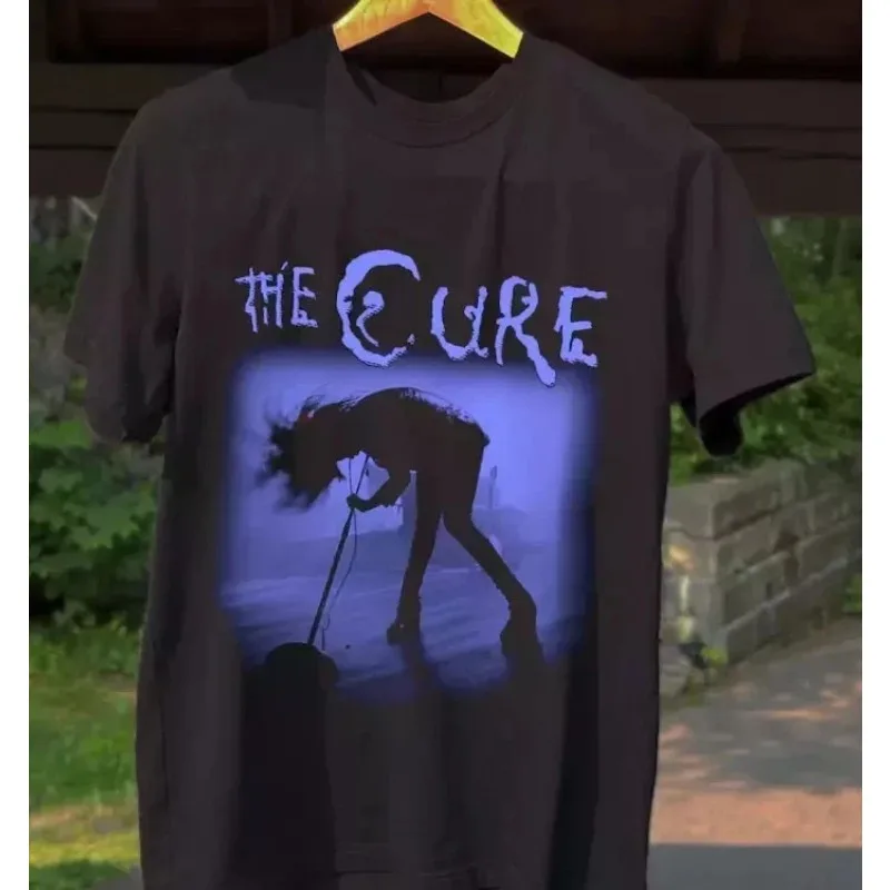 Nueva camiseta de primavera/verano de The Cure Band para hombre, informal, adecuada tanto para hombres como para mujeres