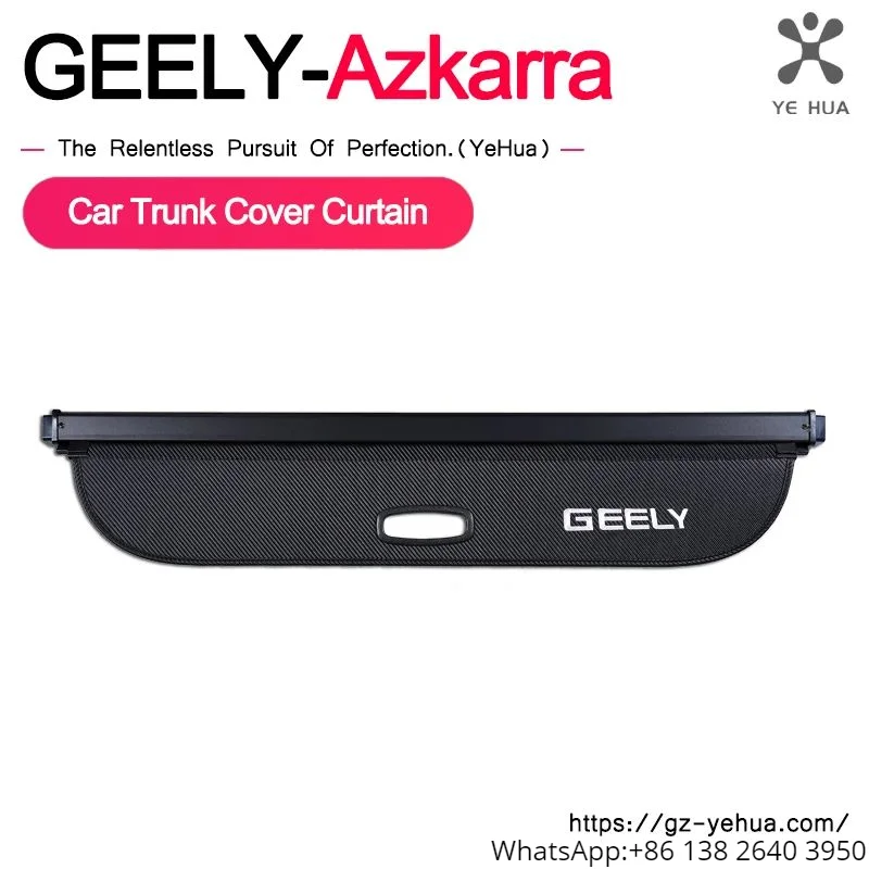 

For Geely Atlas Pro Azkarra Boyue L Boyue Pro 2020-2024 Trunk Cover Curtain Car Stuff Interior Replacement Parts Box Accessories