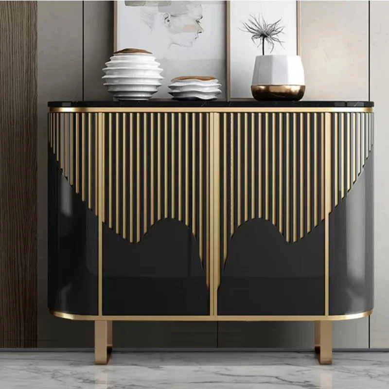 Living Room Cabinets Nordic Craft Dust Proof Modern Luxury Cabinet Shelf Storage Organizer Meuble De Rangement Salon Furniture