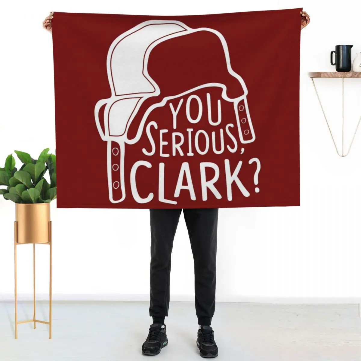 You serious, Clark? Cousin Eddie Throw Blanket Soft Big for babies funny gift Blankets