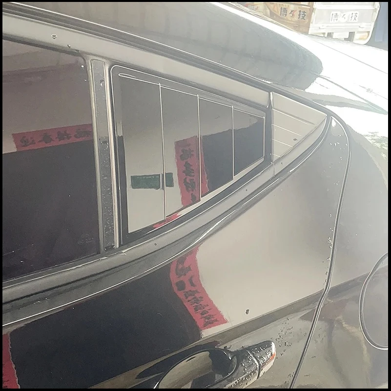 

For Hyundai Elantra 2016-2020 Rear Door Triangular Window Blind Shades Louver Cover Trim Decoration Car Styling Auto Accessories