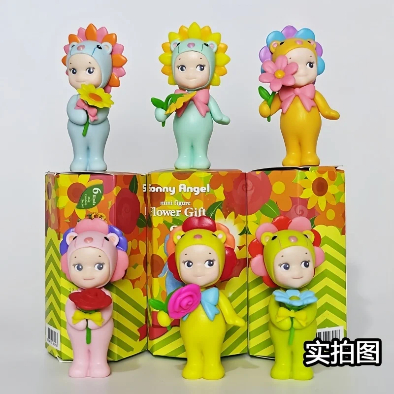 

Hot Sonny Angel Mini Figure Flower Gift Series Sunflower Lion Limited Editions Blind Box Mysteries Surprise Cute Fans Toys Gifts