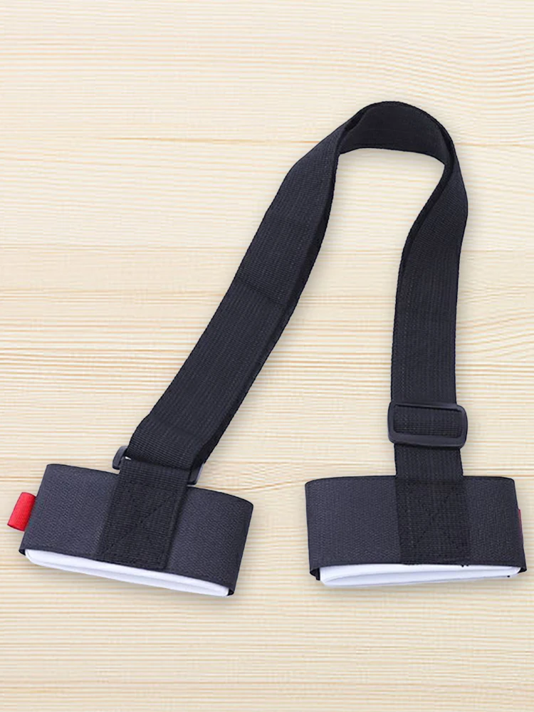 حزام حامل التزلج والقطب قابل للتعديل حزام كتف التزلج المحمول حزام حمل التزلج ملحقات التزلج #4