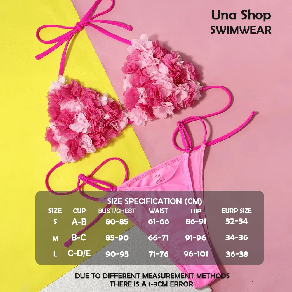 

Una-Shop комплект бикини с подвесным вырезом и цветочным принтом, отпускные купальники для женщин, летние купальники, пляжный бассейн, вечерние пляжная одежда