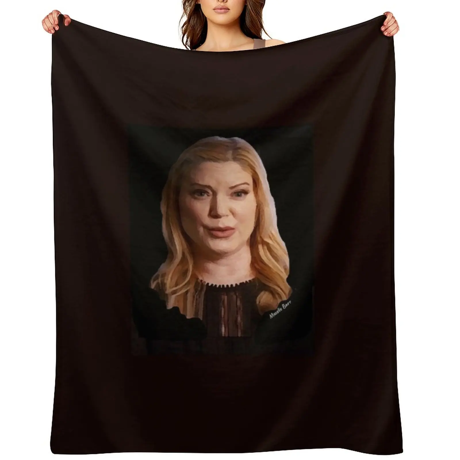 

Amy Allan of The Dead Files Show Throw Blanket Sofas Weighted Shaggy Travel Blankets