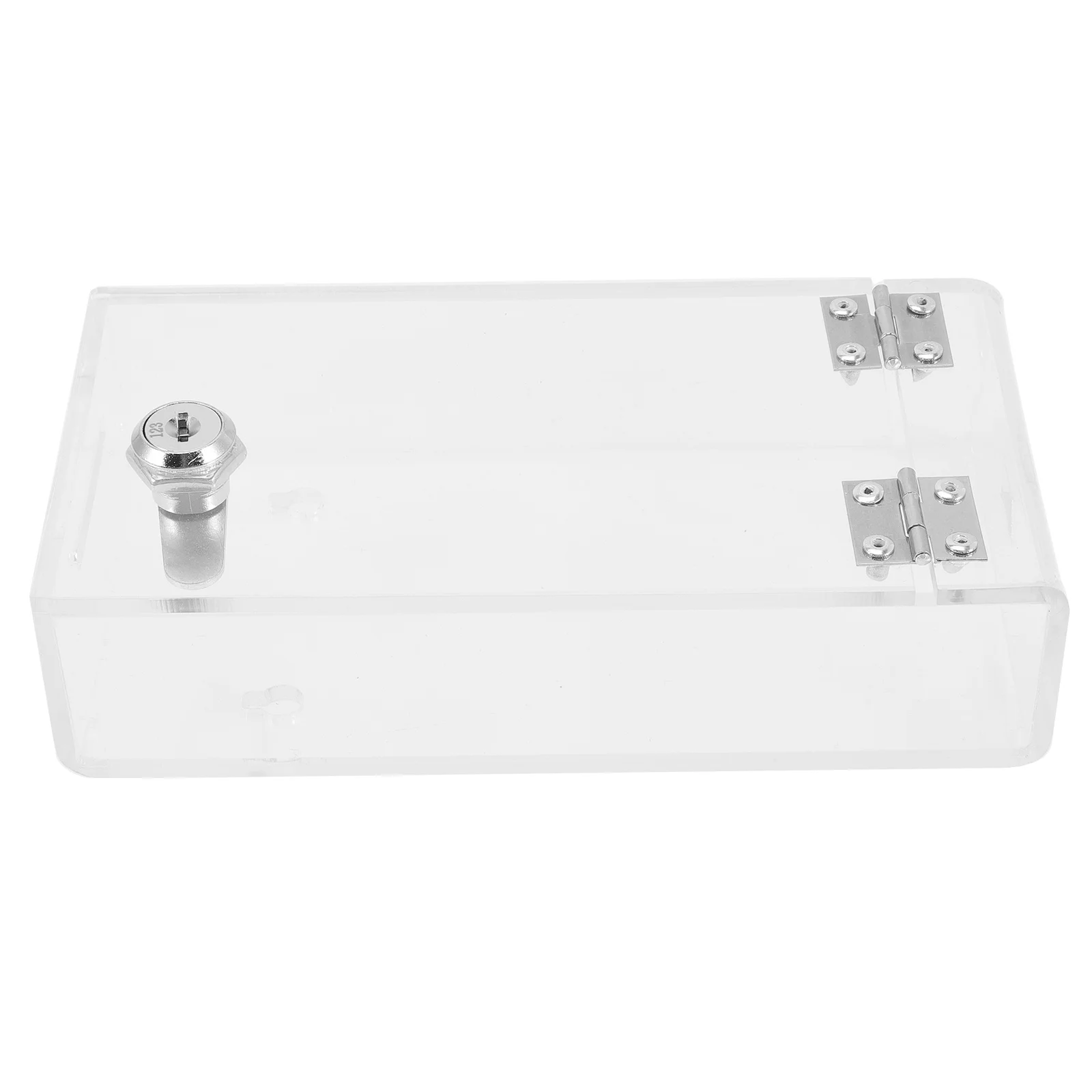 صندوق قفل الهاتف حاوية شفافة قفل أمان ثقوب الطوارئ المحمولة التركيز محسن غطاء منفذ الكابل