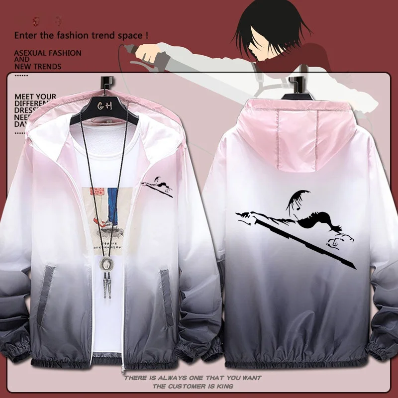 進撃の巨人-アニメコラボ-超薄型日焼け止め-ジャエット-ex-夏服-フリーウィングデザイン-ポリエステル繊維