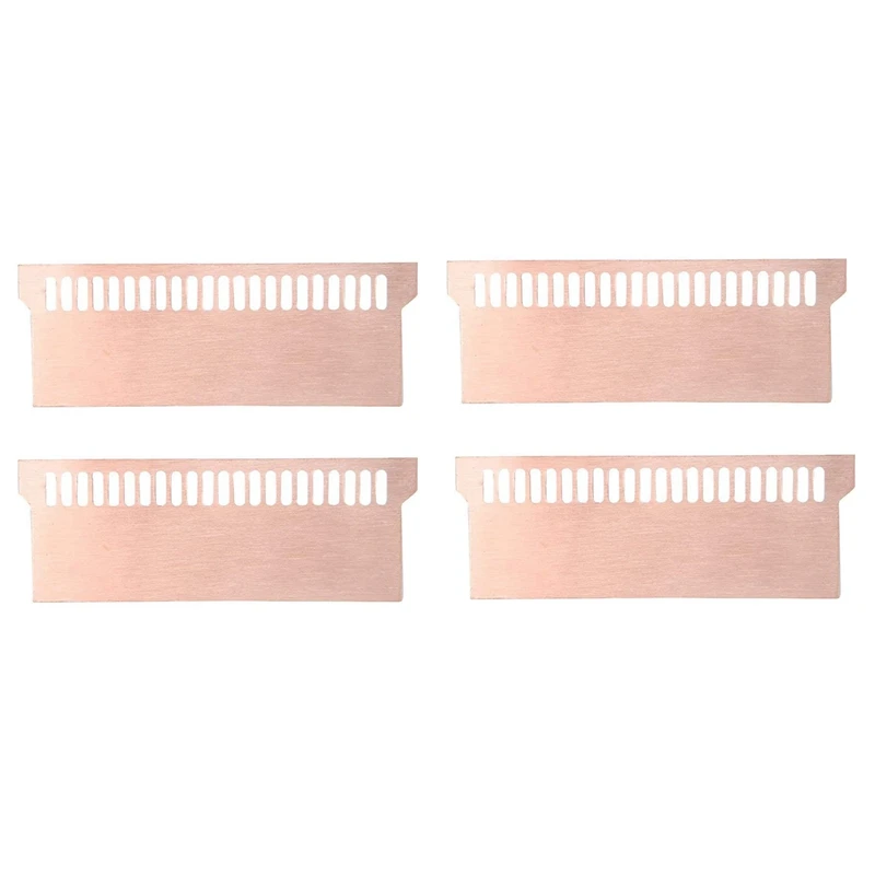 NEW-4 Pcs Pure Copper Notebook Gaming Laptop Memory Heatsink Cooling Radiator RAM Memory Cooler Heat Sink 0.5Mm