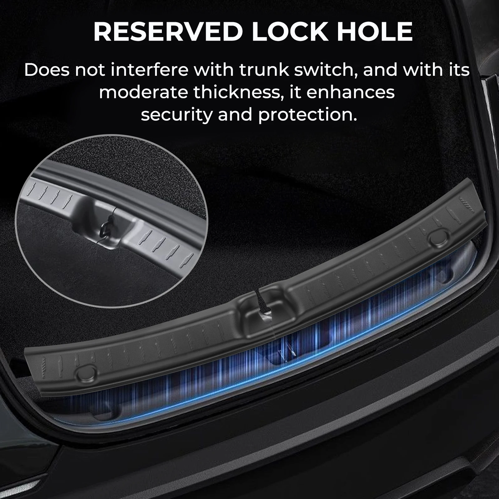 

Upgraded For Tesla Model Y Juniper 2025 Rear Bumper Guard For Model Y Juniper 2026 Car Trunk Threshold Strip Protector