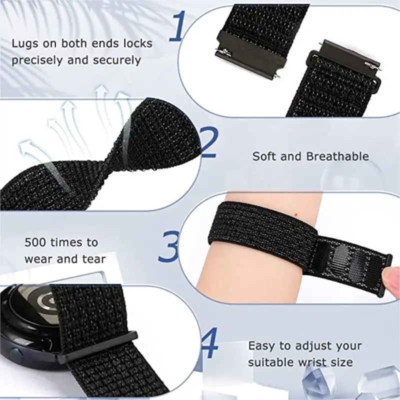 22mm Nylon Loop Band for Redmi Watch 5 Active Breathable bracelet Watchband for Redmi Watch 5 Lite Sport Wrist Strap Accessories - Image 2