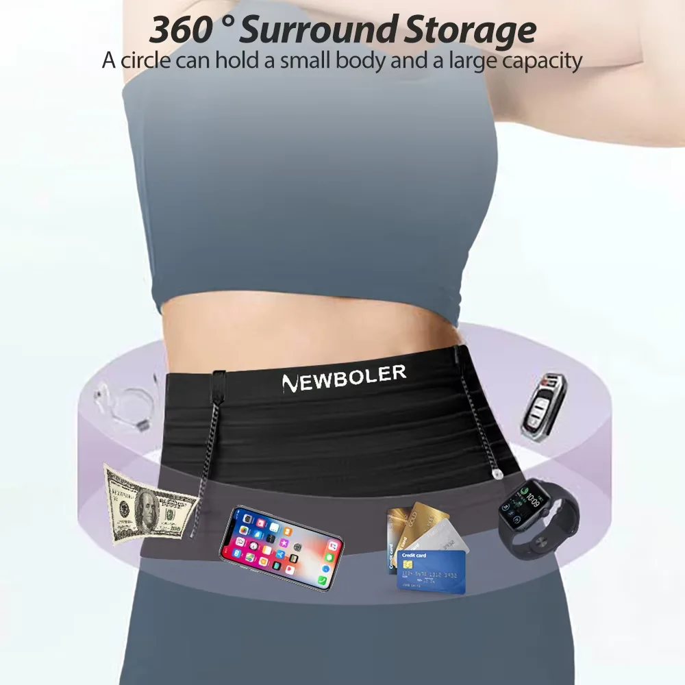 NEWBOLER กระเป๋าคาดเอวแบบมองไม - Running Gear To Hold Phone บทวิจารณ์และราคา