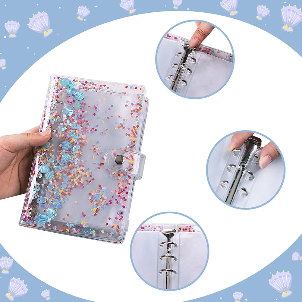 

Binder Ledger Cash for Saving Portable Money Budget Budgeting Book Pvc Notebook Notebooks Office Binders