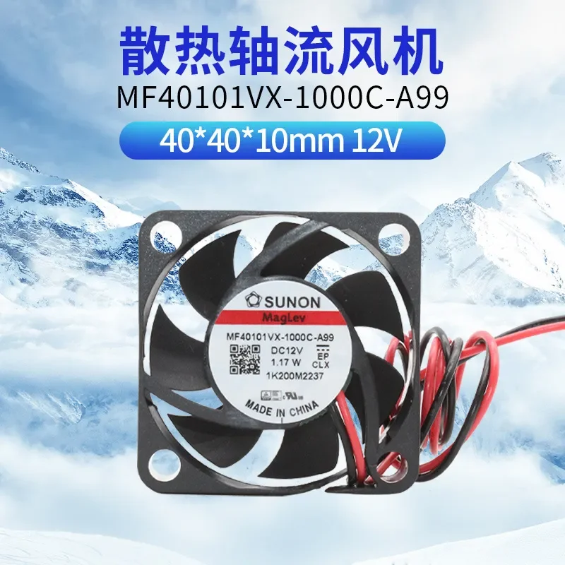 MF40101VX-1000C-A99 SUNON for 12V 1.17W 4010 4cm South Bridge Cooling Fan
