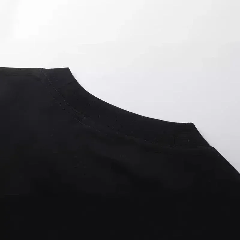 طباعة الرسوم المتحركة اليابانية الساخنة-تي شيرت فتاة محارب جميلة y2k Harajuku موضة الشارع الرجال النساء عادية كم قصير تيز