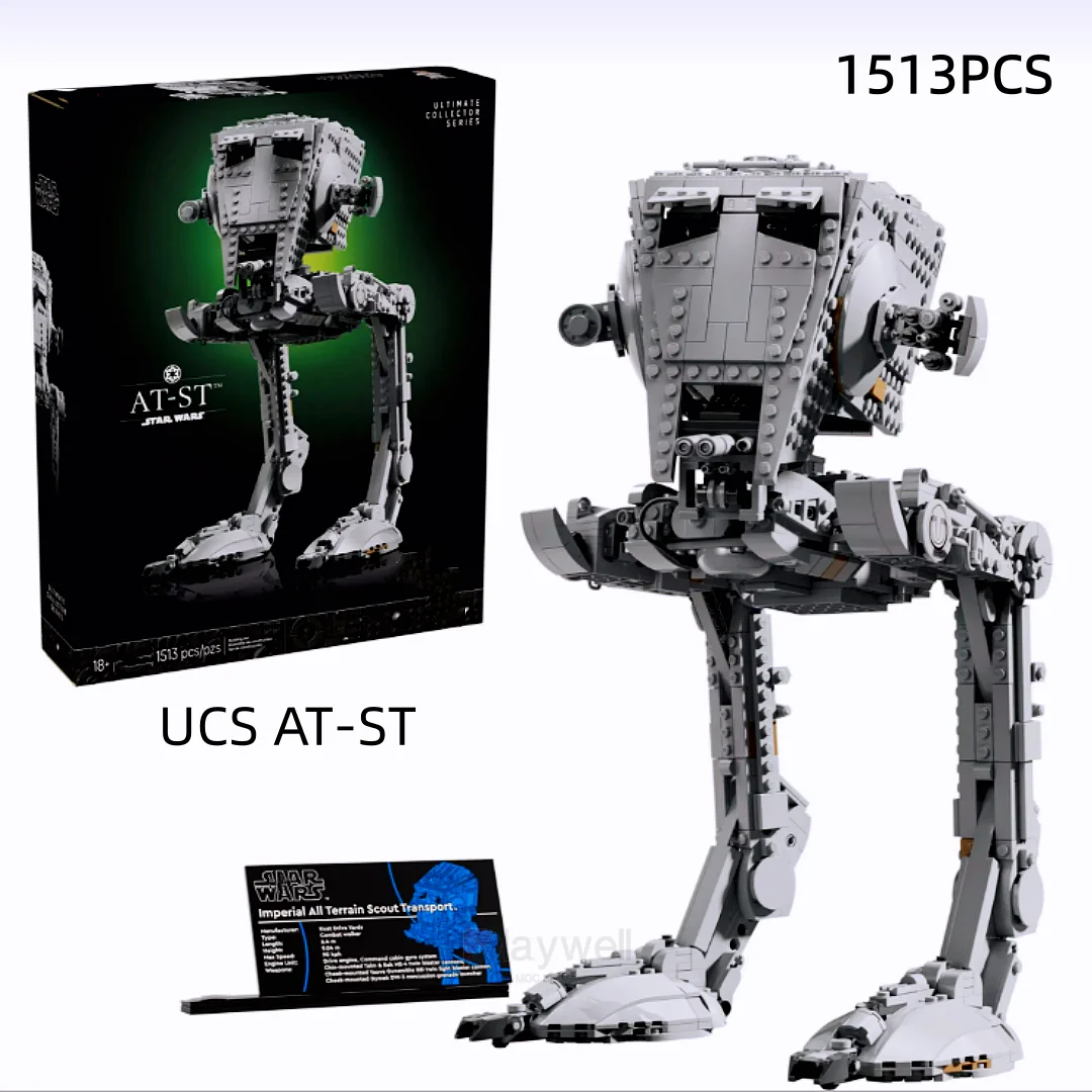 2025 جديد 1513 قطعة معركة الفضاء Ucs ATST ووكر نموذج Moc اللبنات الطوب عيد الميلاد لعبة الهدايا