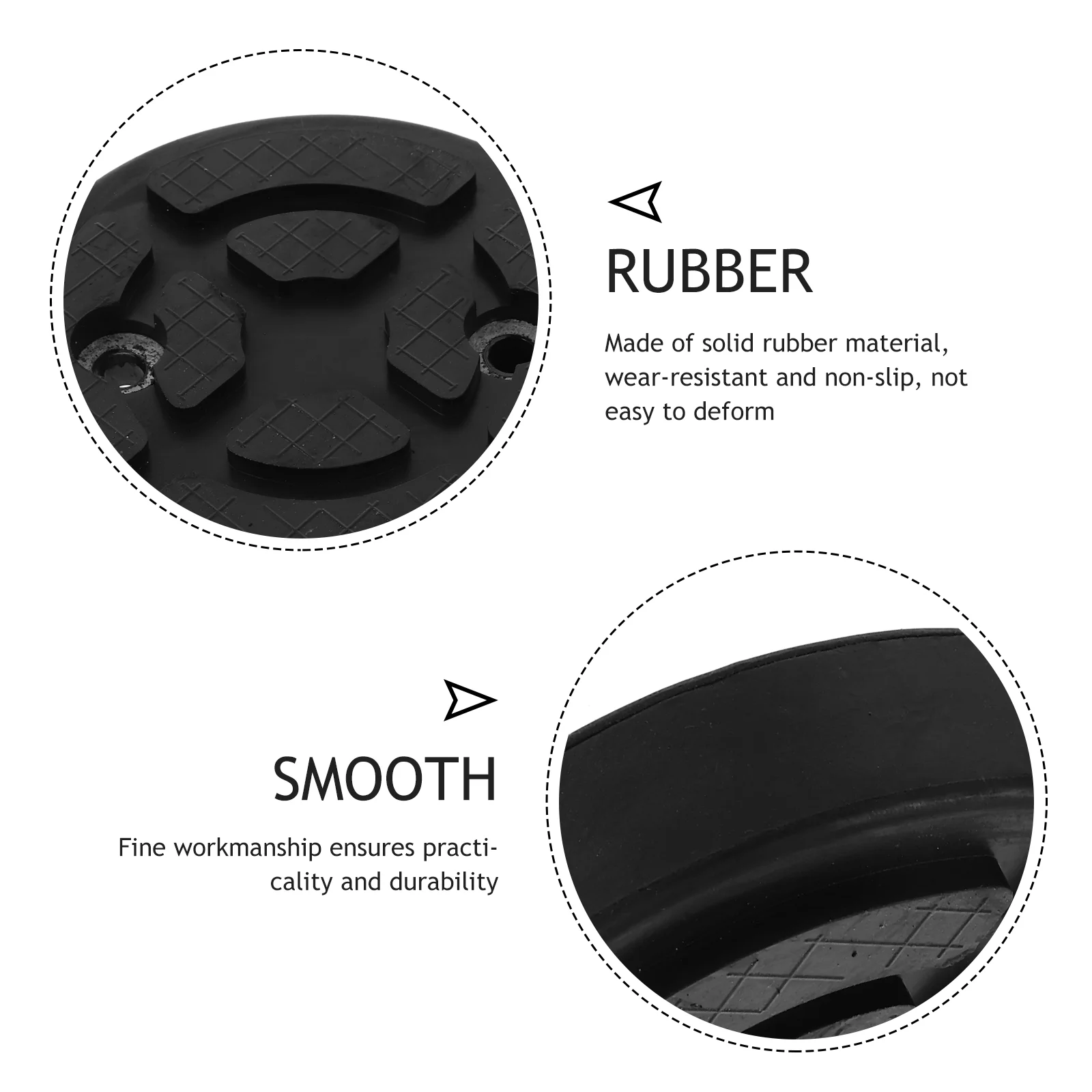 4 Pcs Lift Rubber Mat Motor Mounts Lifting Pad Two-post Car Accessories Equipment Jack Stand Pads Support Block Travel