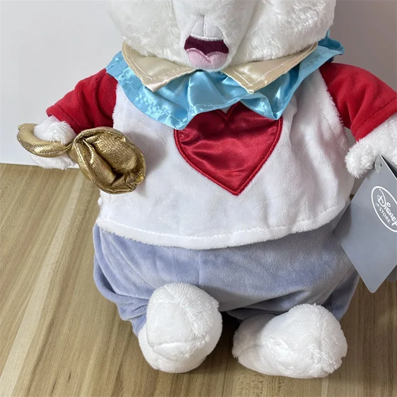 35cm Disney Alice in Wonderland The White Rabbit Cartoon Plush Toy Stuffed Doll High Quality brithday Xmas Gifts For Children