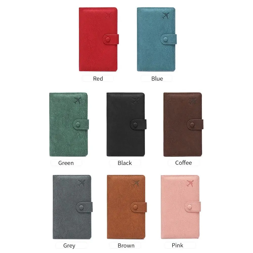 

Портативный держатель для карт, сумка для паспорта из искусственной кожи, кошелек, держатель для билетов, дорожный кошелек, RFID, противоугонный чехол для карт, сумка для хранения карт, мужская сумка