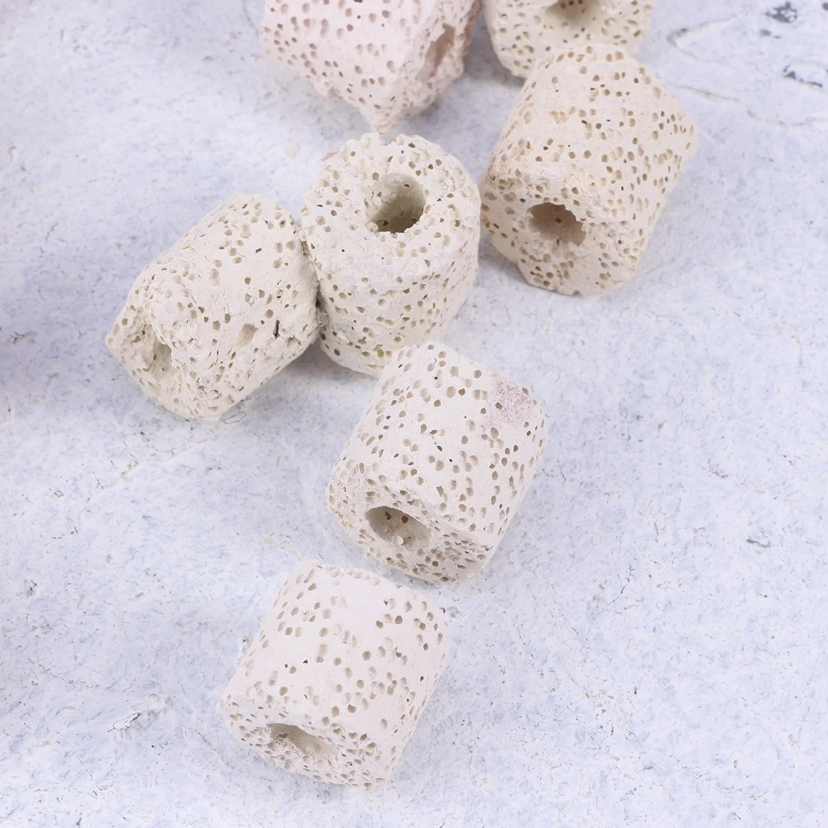 Anéis de filtro bio para aquário, 500g, mídia de filtragem biológica, mídia de filtro cerâmico para desempenho de água limpa do tanque de peixes