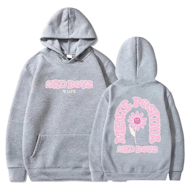 

aaa12 32023 Junior H Sad Boyz 4 Life Merch Flower Hoodie World Tour Long Sleeve Streetwear Women Men Hooded Sweatshirt Hip Hop C