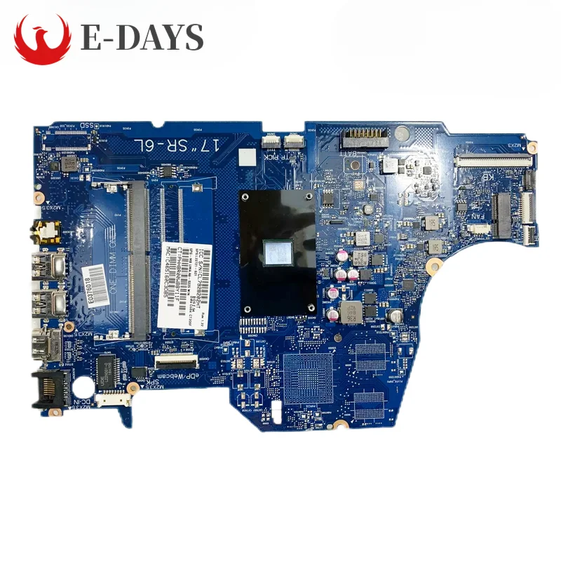 

For HP 17-CA Laptop Motherboard 6050A2985501 Notebook Mainboard A6-9225 A9-9425 CPU L22720-601 UMA DDR4 100% Tested Ok