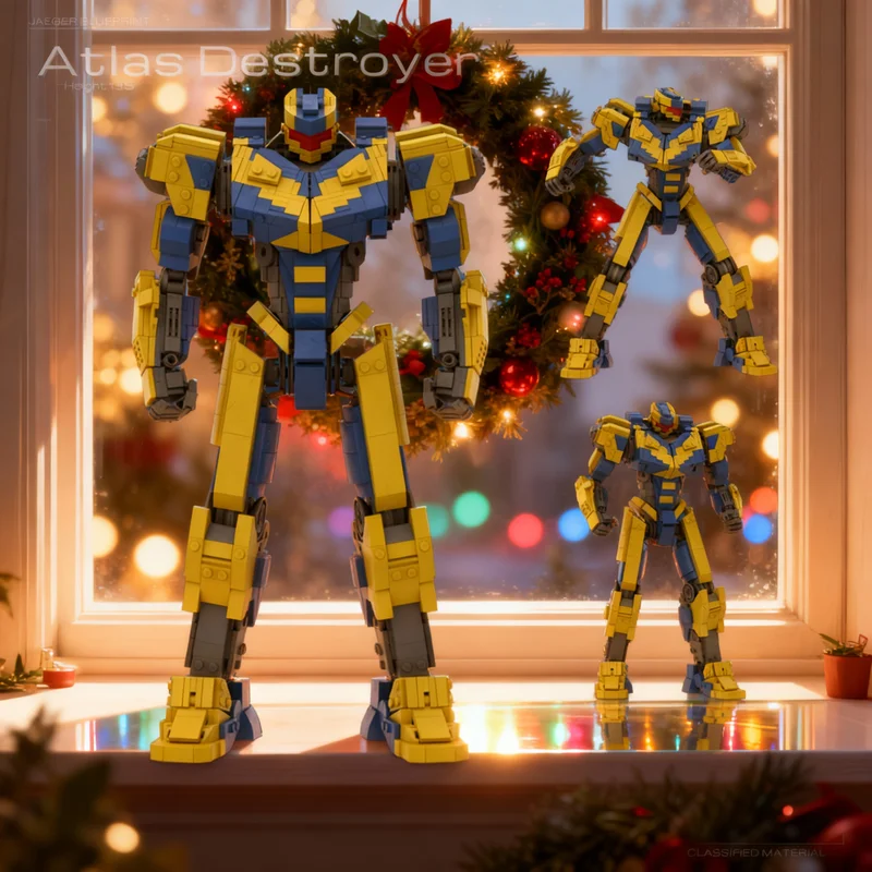 

1576 деталей MOC Atlas Destroyer: Набор для сборки, развивающий творческие способности, рождественский подарок, вдохновляющий на безграничную креативность для всей семьи