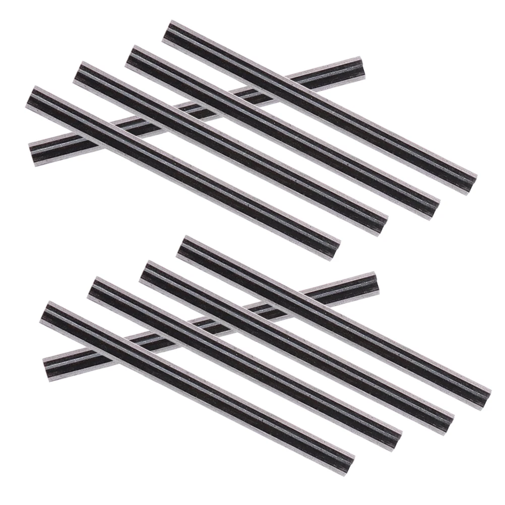 

10 Pieces Blade Blades Hardwood Blades Replacement Reusable Durable Hand Planer Accessory Planer Accessories Cutting Edge Tools