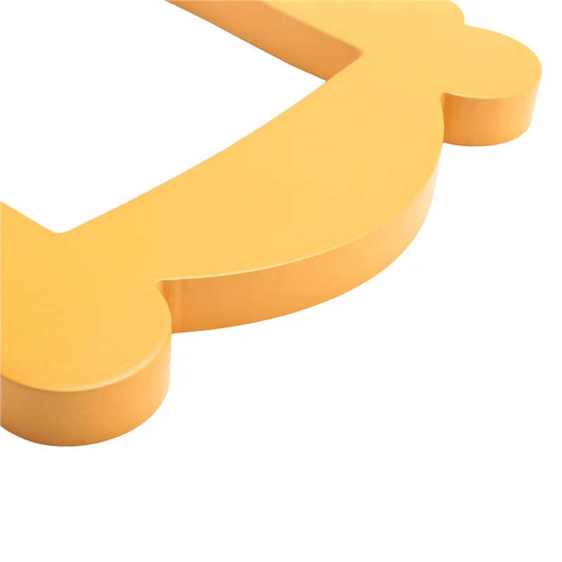 

ABLJ 3X Handmade Monica Door Frame Wood Yellow Photo Frames Collectible Home Decor Collection Cosplay Gift