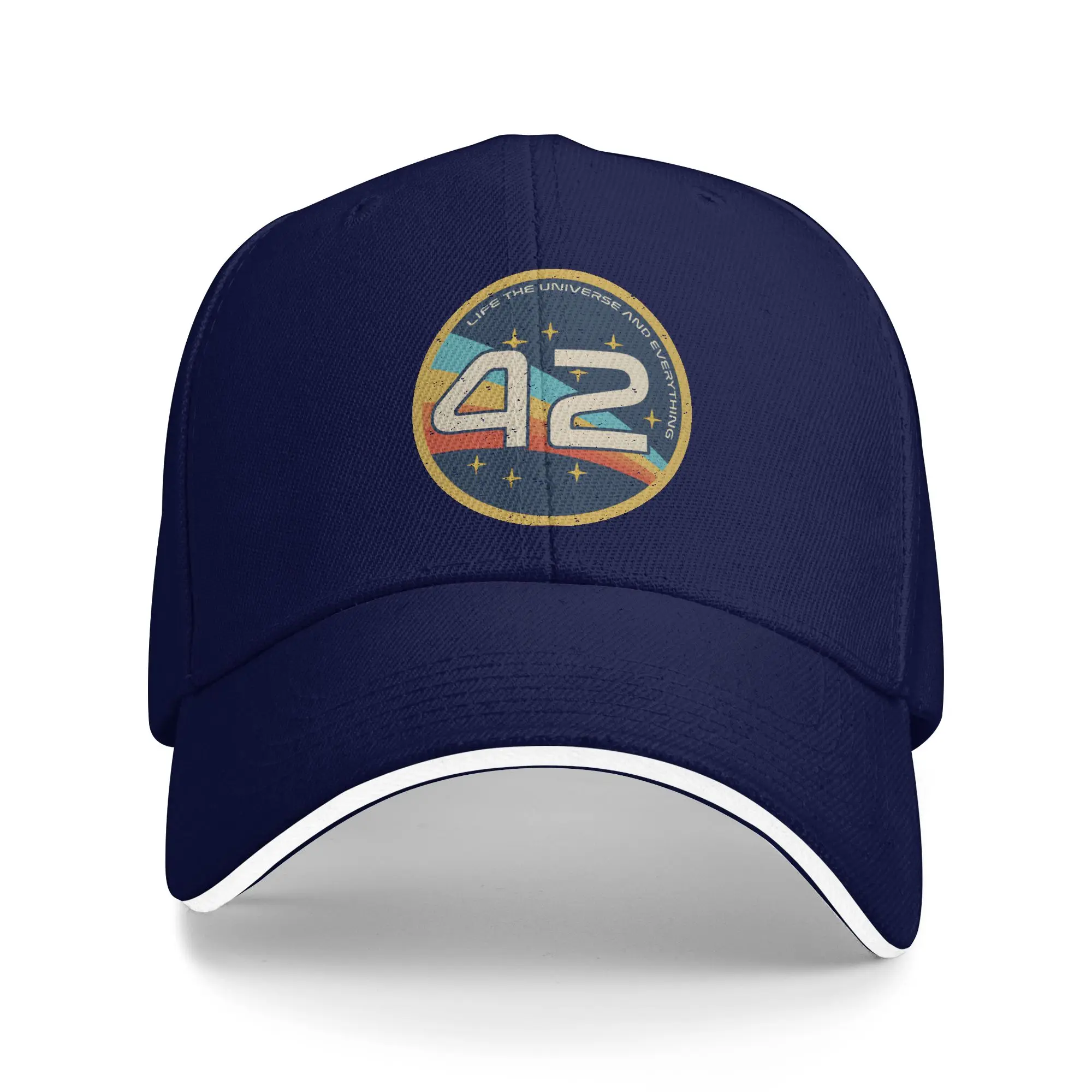 Life the Universe and Everything The Answer Baseball Cap Hip Hop  Sandwich Caps Men Women Breathable Hats Cap Sport