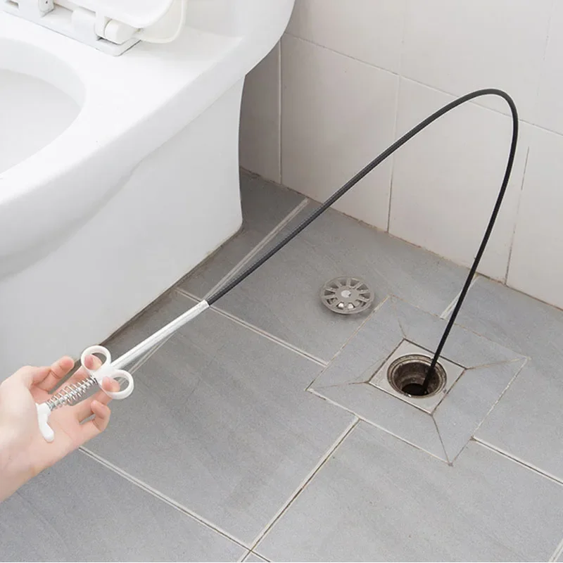 Hair Sink Cleaning Tools Pipeline Cleaning Sewer Pipe Unblocker Household Bathroom Sewer Clog Remover Drain Cleaners